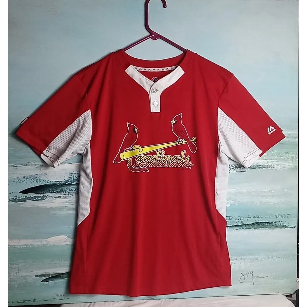 Majestic St Louis Cardinals Jersey Youth XL Cardinals Jersey Shirt Youth XL‎